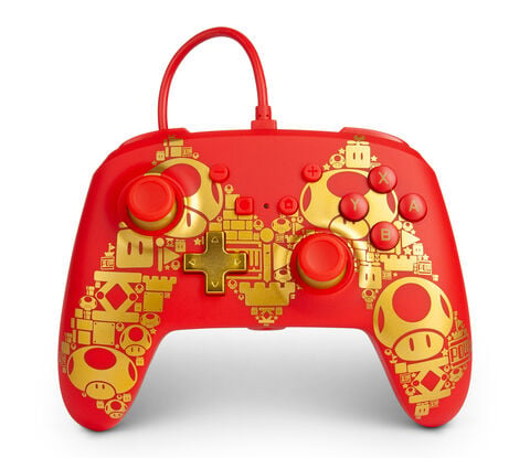Manette Filaire Switch Golden Mario